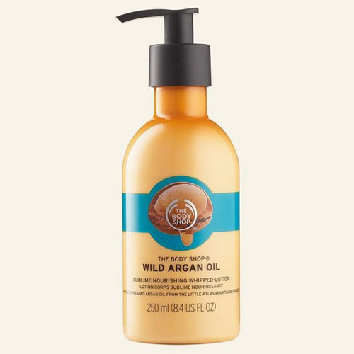 lait corporel huile d'argan The Body Shop