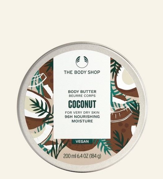 The body shop soin corps et visage noix de coco