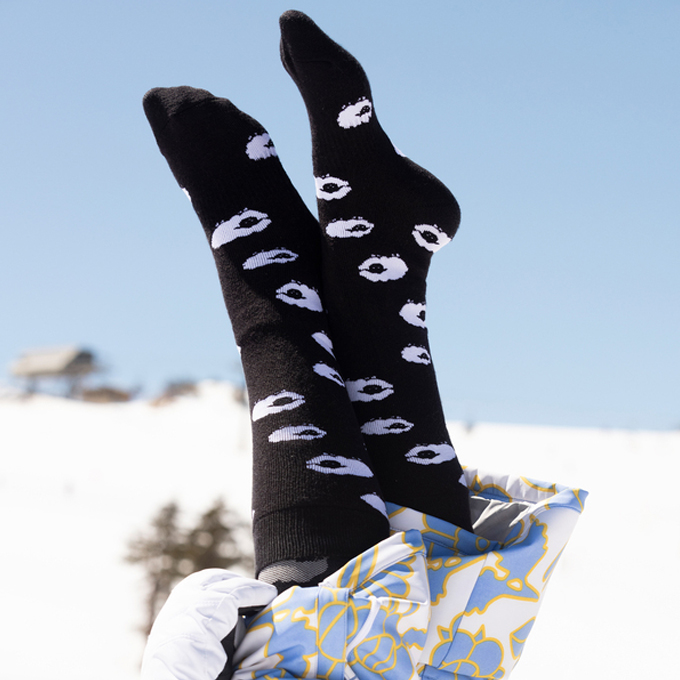 calcetines para la nieve estampados Roxy