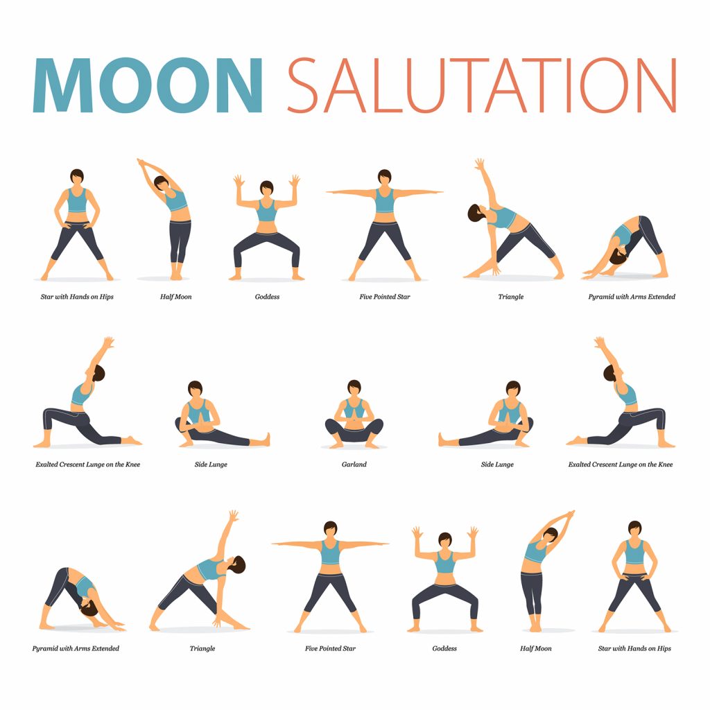routines ayurvédiques yoga salutation lune