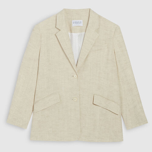 blazer mujer Claudie Pierlot estilo masculino