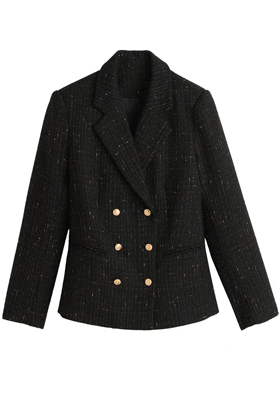 Blazer doble botonadura La Redoute