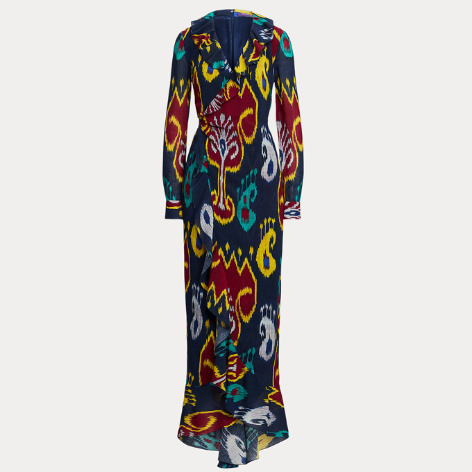 Robe du soir Vilgot à motif Ikat - Ralph Lauren