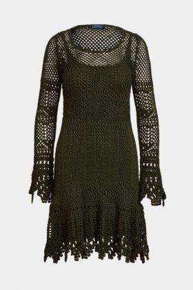 vestido crochet primavera Ralph Lauren