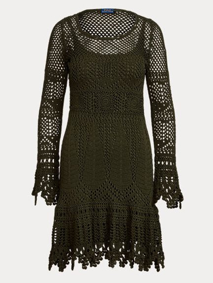 vestido crochet primavera Ralph Lauren
