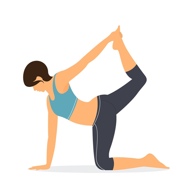 Posture yoga position arc