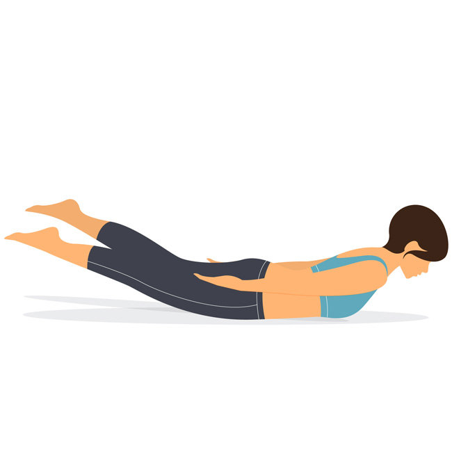 postures de yoga sauterelle exercice 