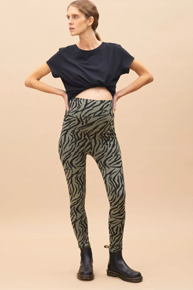 legging zebre grossesse