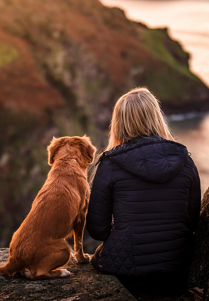 la relation avec mon chien m'a aide à aller mieux