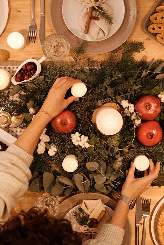 cuida de ti durante la navidad