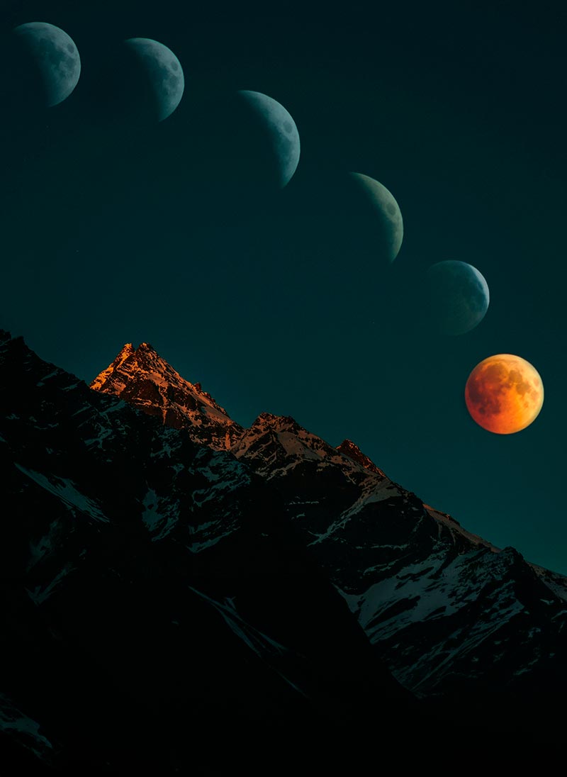 pleine lune au mois de mars et éclipse de lune impact sur les signe astrologique