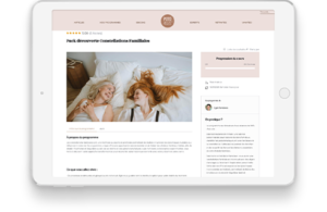 Magazine féminin en ligne Constellations familiales