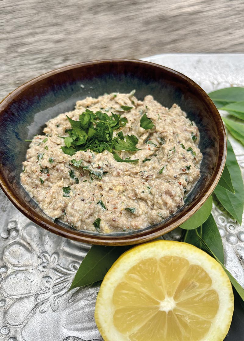Tartinade de sardines citronnée aux herbes fraîches