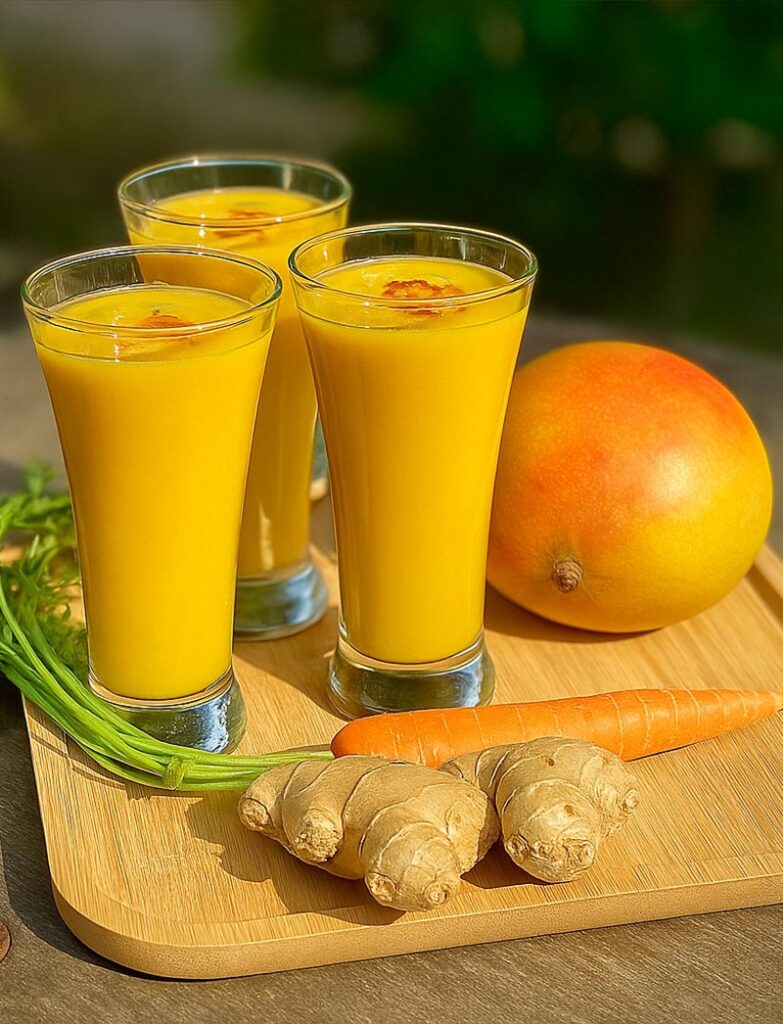 recettes de gaspachos mangue carotte