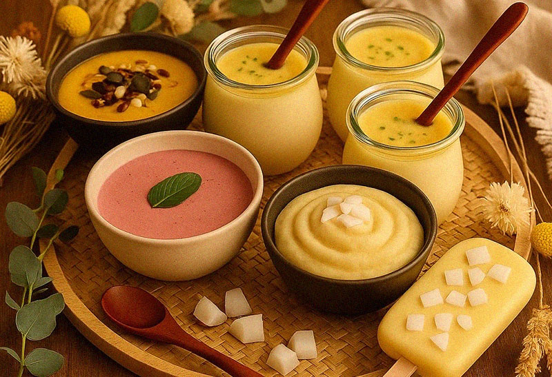 Recettes sucrées d’été saines