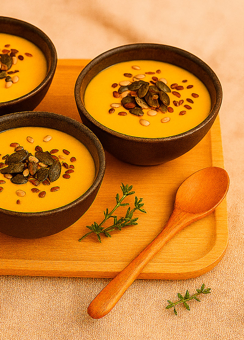 dessert d'été Mousse Crème fondante patate douce