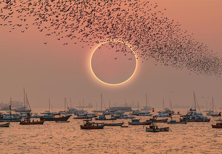 Calendrier lunaire 2025 Eclipse solaire en Vierge Septembre  