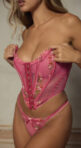 Ensemble Corset Camellia Lounge lingerie automne